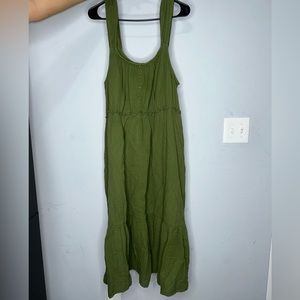 Green Button Oversized Dress Size XXXL